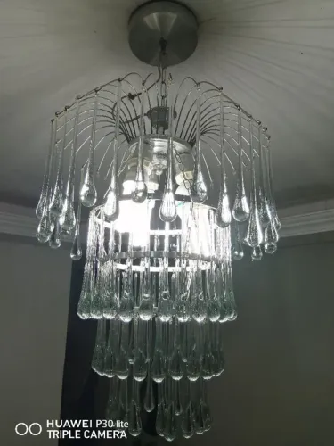 Lustre de vidro Moderno