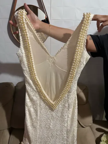 Vendo vestido perolado 