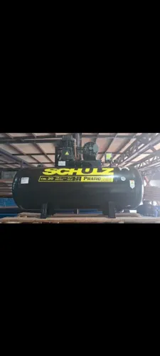 COMPRESSOR DE AR 200LITROS 5CV TRIF 220/380V 125PSI 20PES SCHULZ PRATICAIR