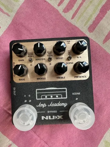 Pedal Pré Amp - NUX Amp Academy NGS-6 Simulador de amplificadores e IR