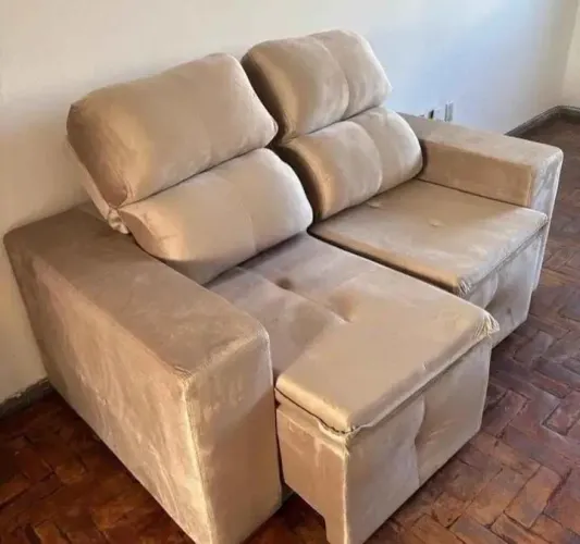Sofá retratil reclináveis 1,60 largura frete gratis entrego hoje R$ 1.099,99 a vista
