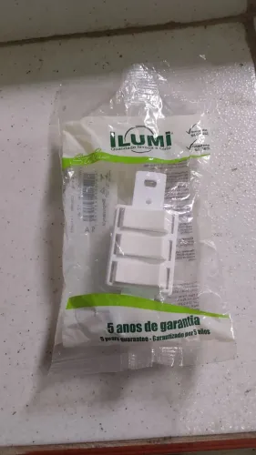 Conjunto de Interruptores com 2 simples e 1 paralelo da Ilumi