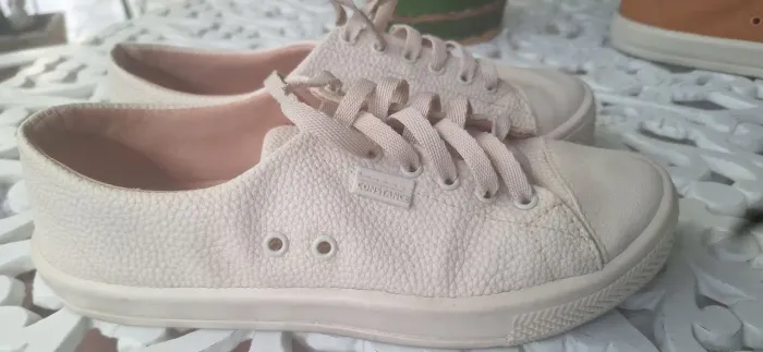 Tênis Casual Feminino Constance Bege