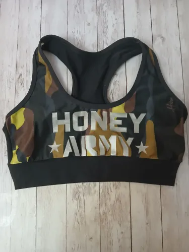 Sutiã Esportivo Honey Army Camuflado