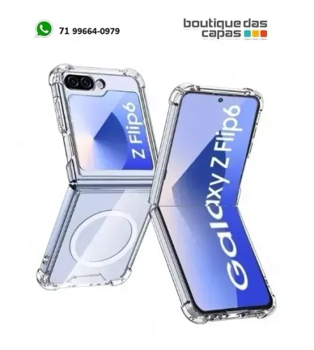 capa case anti impacto magnetico magsafe Samsung Galaxy Z Flip 6