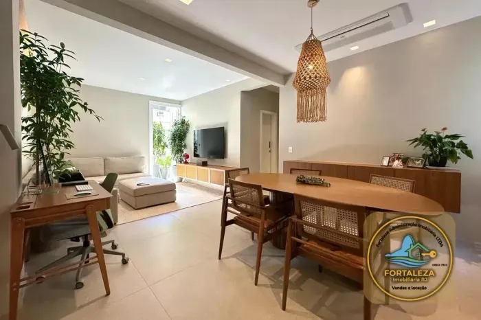 Apto todo mobiliado 2 quartos (2 suítes) 80 m² Ipanema