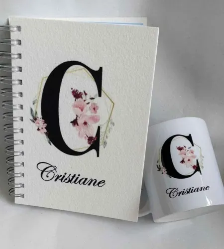 Kit Agenda personalizada+Caneca 
