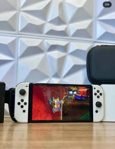 Nintendo switch OLed Desbloqueado 1 ano de garantia Loja tiger