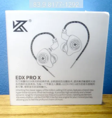Fone de Ouvido KZ EDX Pro X