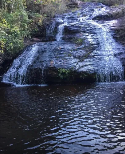 Terreno serra cipo com linda cachoeira