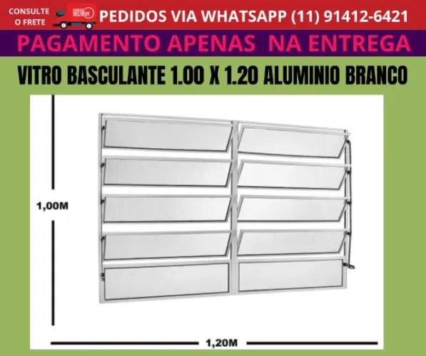 vitro aluminio branco para cozinha-sala etc