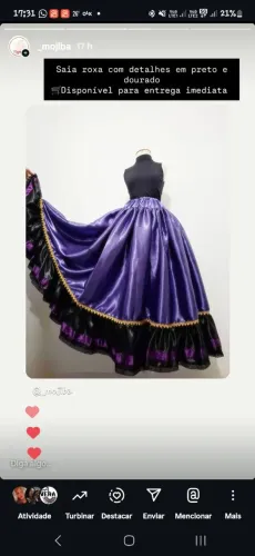 Saia de axé candomblé jurema sagrada umbanda 