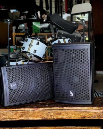 Caixa de som Ativa e Passiva Profissional Mak Pro MK12A e MK12P