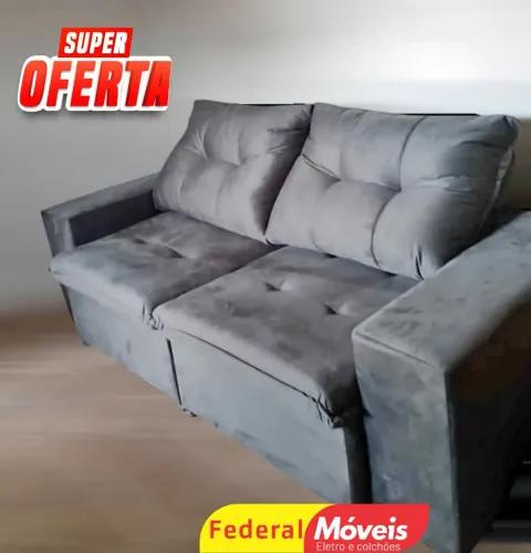Sofá 2,00m Retrátil e Reclinável - Solicite Nosso Catálogo