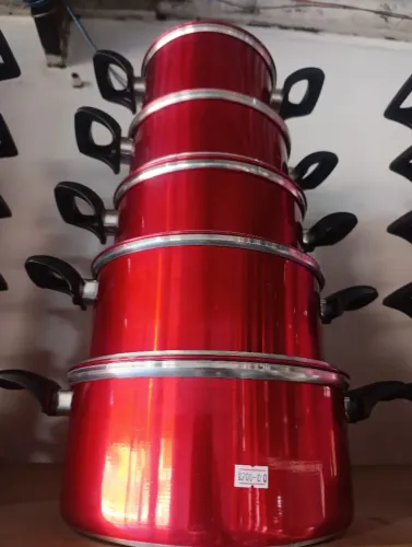 Conjunto de Panelas em alumínio reforçado