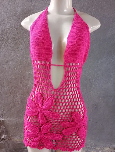 Vestido de crochê ?