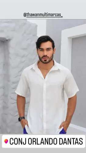 Camisa Off White Manga Curta