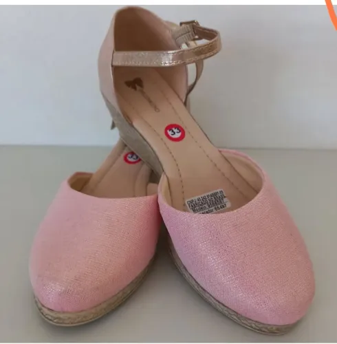 Sapatinho de princesa rosa