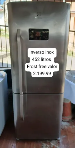 Geladeira inox