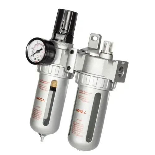 CONJUNTO FILTRO REGULADOR E LUBRIFICANTE 1/2 POL BSP - NOLL