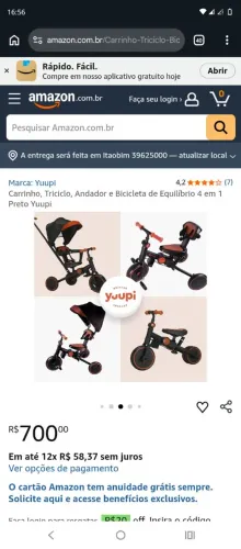 Triciclo 4 em 1