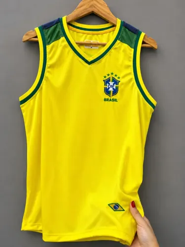 PROMOÇÃO - Camisa Regata Basqueteira Brasil