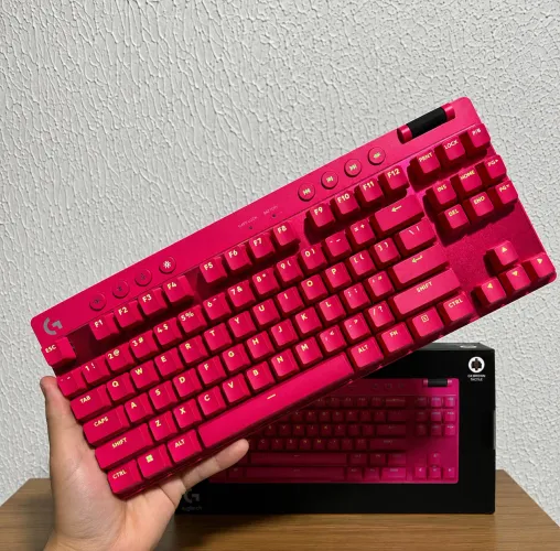Logitech G PRO X TKL LIGHTSPEED - Rosa Magenta
