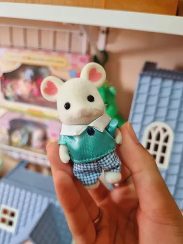 Sylvanian families menino rato marshmallow 