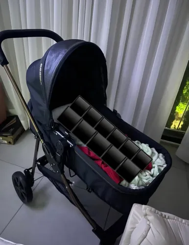 Carrinho Moisés + bebê conforto Galzerano