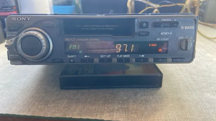 Rádio Automotivo Toca Fitas Sony XR-C5207 Vintage