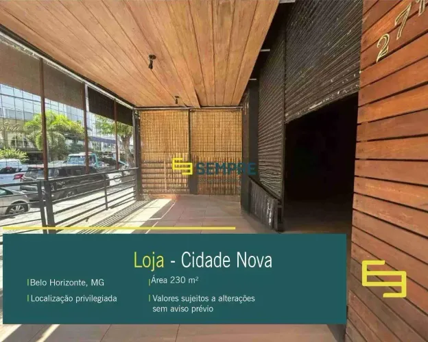 Loja comercial para aluguel no Cidade Nova em Belo Horizonte