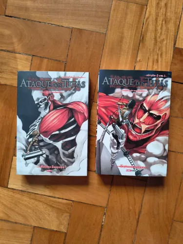 Mangá 2 vol. Ataque dos Titãs / Attack on Titan / Shingeki no kyojin