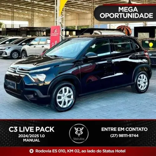 Citroen C3 Live Pack 1.0 Flex 6V 5P Mec. 2025