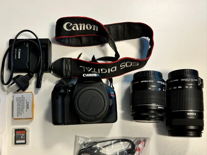 Canon Rebel T2i + 2 Lentes + Mochila Profissional - KIT COMPLETO | Perfeito Estado