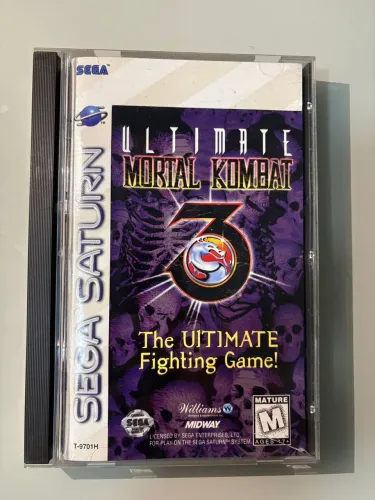 Ultimate Mortal Kombat 3 - Sega Saturn (Original Completo) 
