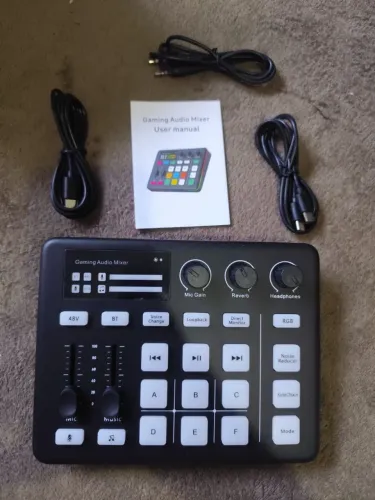Gaming Audio Mixer Valor 250,00 novo