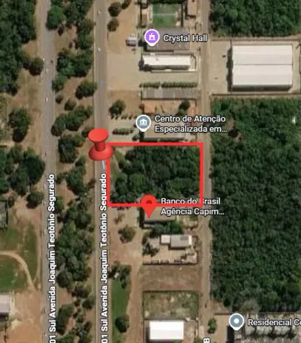 Lote Comercial 1.800 m² na Av. Teotônio Segurado - Palmas TO