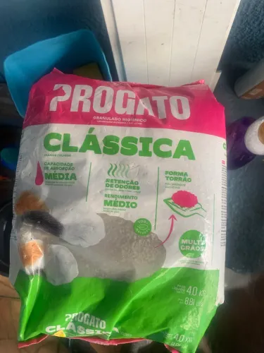 Areia higiênica 