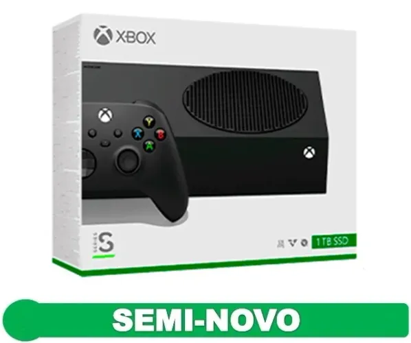 Xbox Series S Carbon Black 1 Tera / Semi Novo