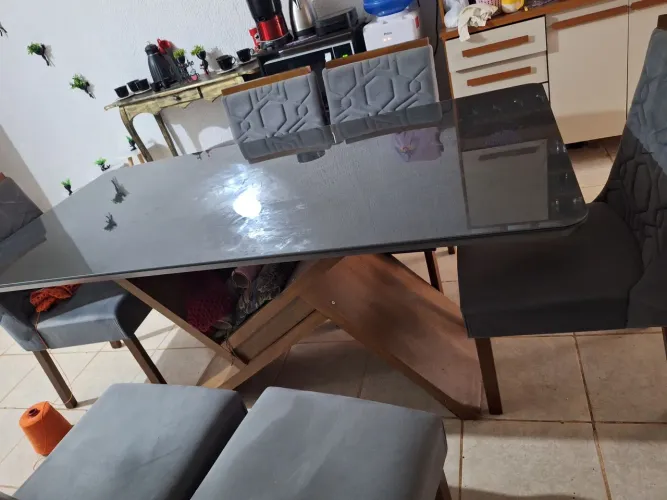 mesa de 6 cadeiras usada