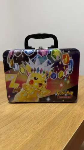 Lancheira de Metal Pikachu Pokémon TCG - Fagulhas Impetuosas