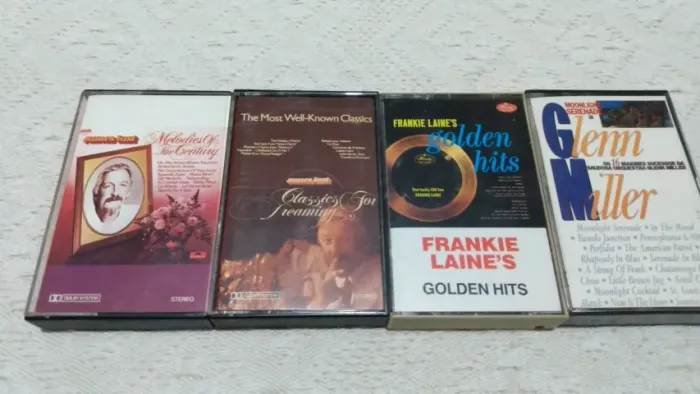 Lote de fitas K7 antigas música instrumental.