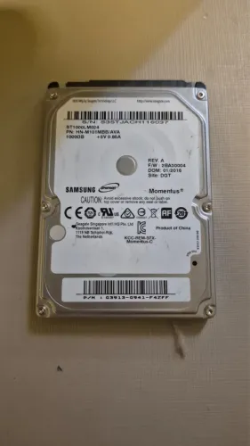 HD 1tb Samsung 2,5 polegadas