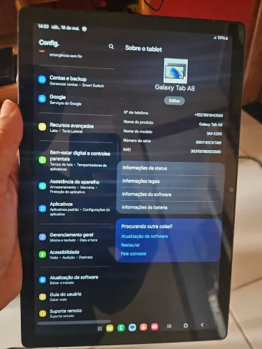 Vendo galaxy tab A8