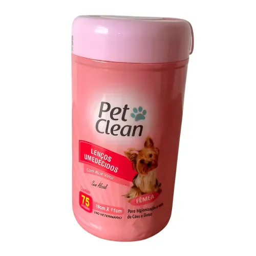 Lenço umedecido para cães e gatos