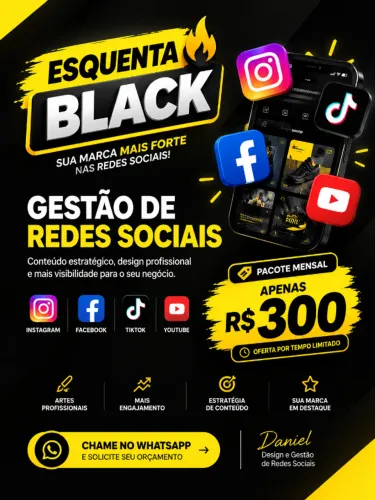 ESQUENTA BLACK ? GESTÃO DE REDES SOCIAIS