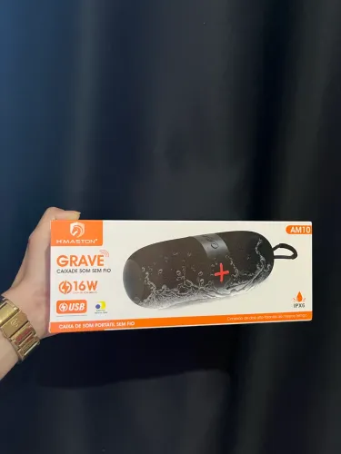Caixa De Som Bluetooth Hmaston Grave