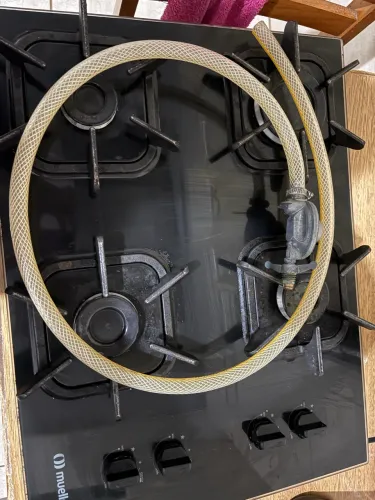 Cooktop + mangueira de gas
