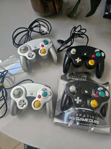 4 controles game cube