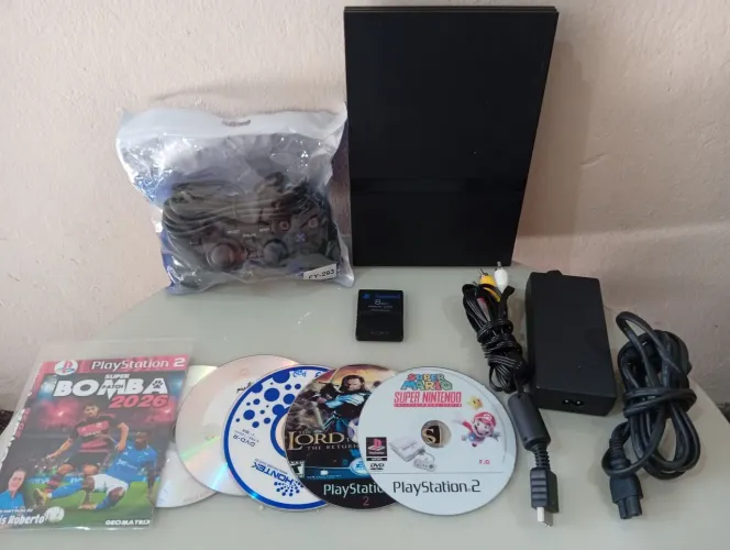 Playstation 2 Slim completo com garantia